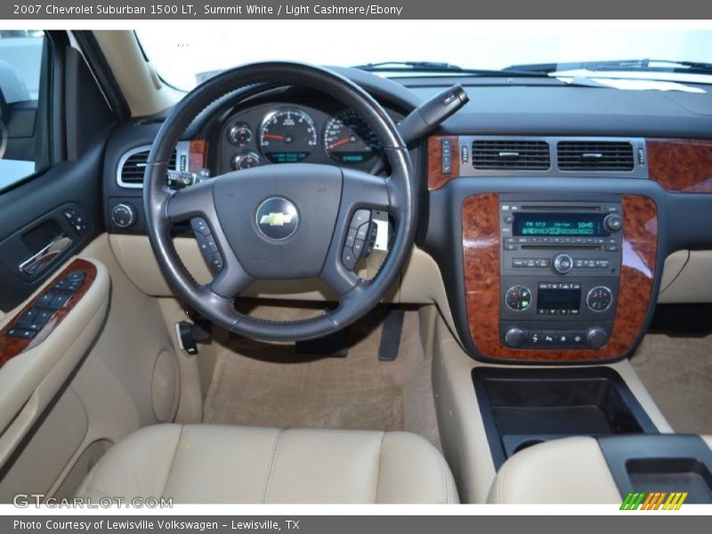 Summit White / Light Cashmere/Ebony 2007 Chevrolet Suburban 1500 LT