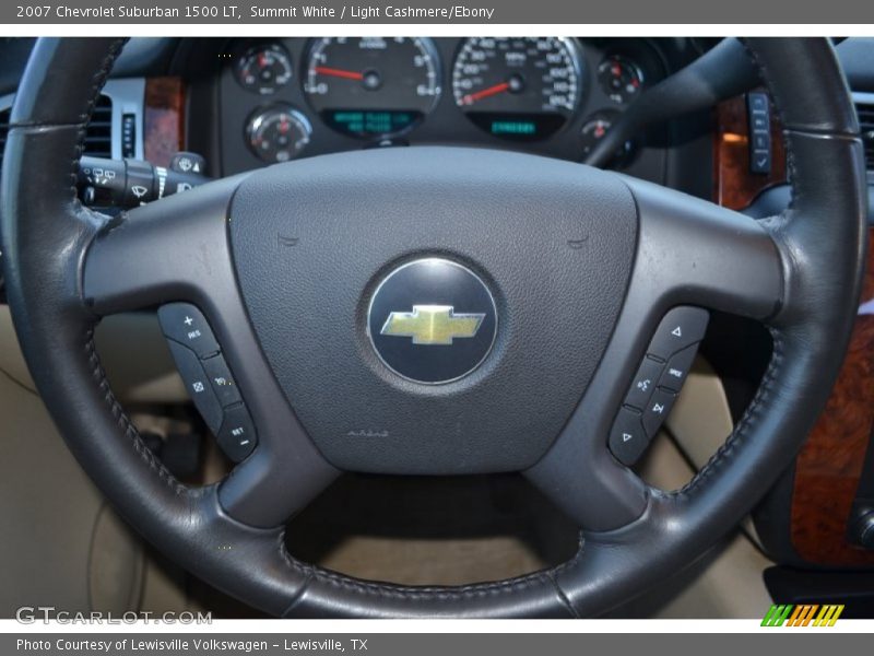 Summit White / Light Cashmere/Ebony 2007 Chevrolet Suburban 1500 LT
