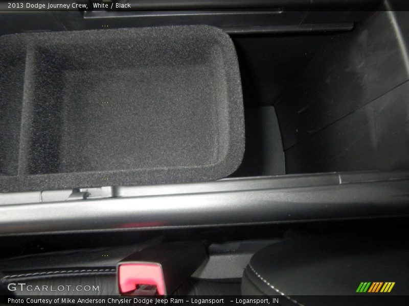 White / Black 2013 Dodge Journey Crew