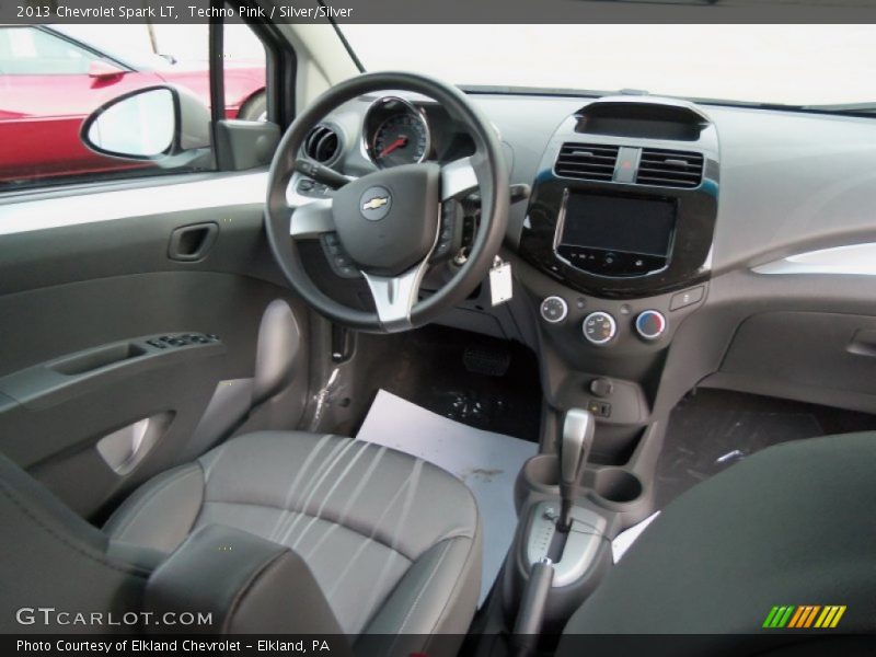 Techno Pink / Silver/Silver 2013 Chevrolet Spark LT