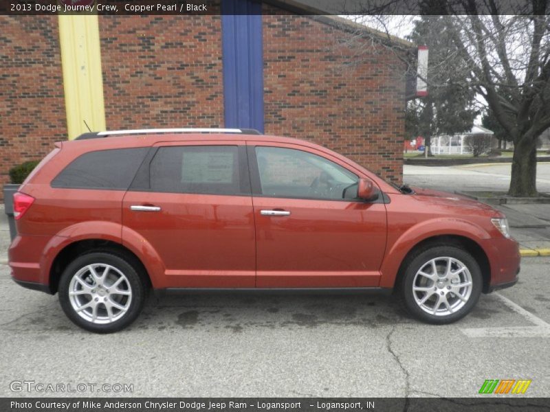 Copper Pearl / Black 2013 Dodge Journey Crew