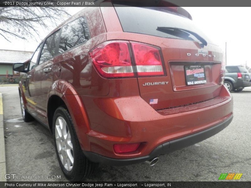 Copper Pearl / Black 2013 Dodge Journey Crew