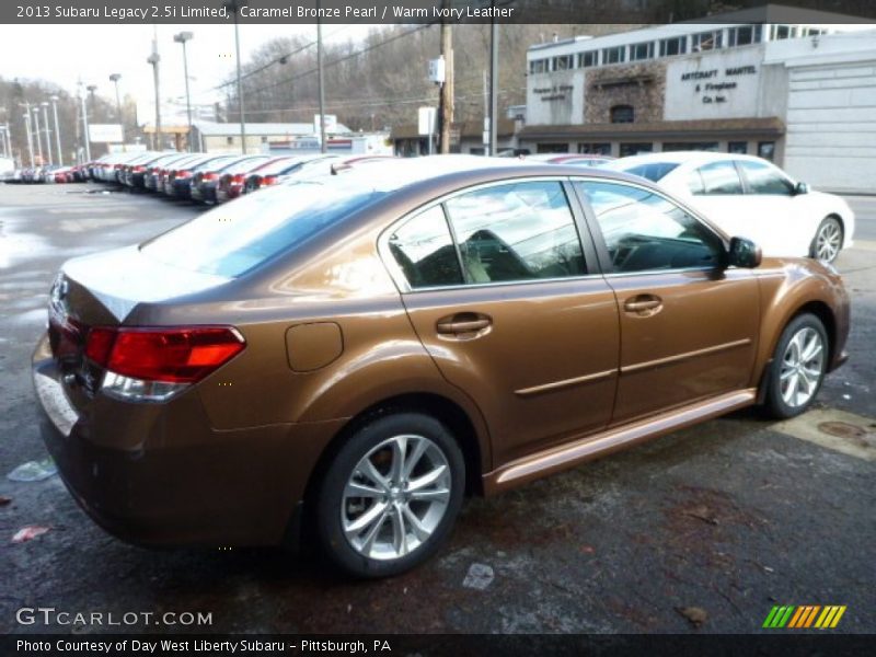 Caramel Bronze Pearl / Warm Ivory Leather 2013 Subaru Legacy 2.5i Limited