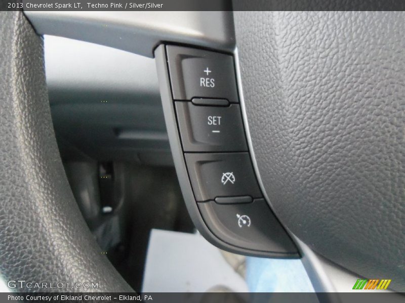 Techno Pink / Silver/Silver 2013 Chevrolet Spark LT