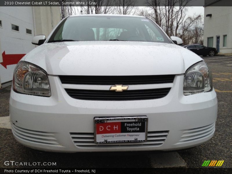 Summit White / Gray 2010 Chevrolet Cobalt LT Sedan