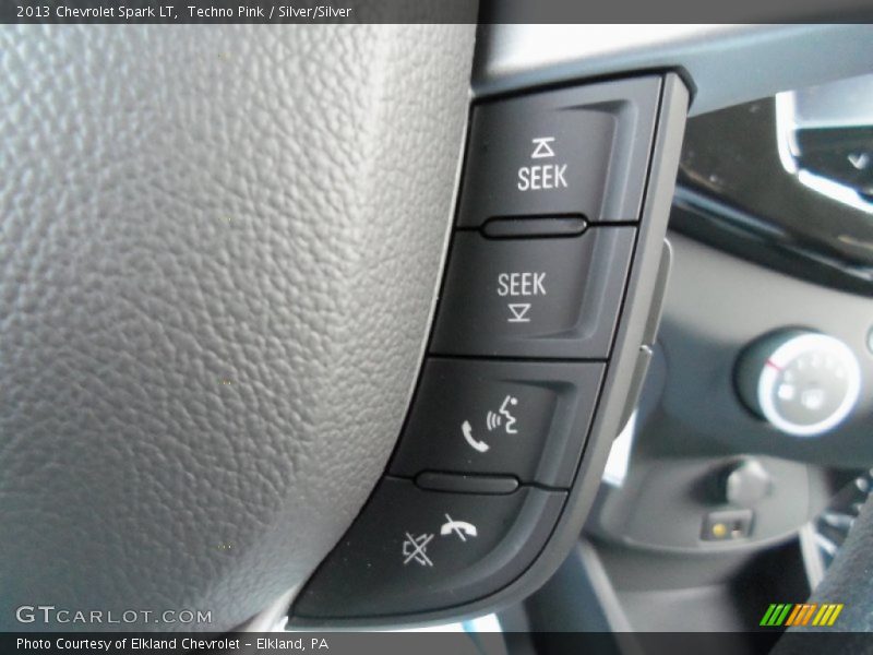 Techno Pink / Silver/Silver 2013 Chevrolet Spark LT