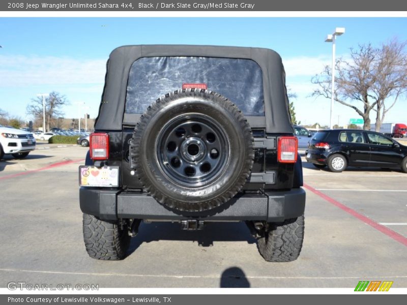 Black / Dark Slate Gray/Med Slate Gray 2008 Jeep Wrangler Unlimited Sahara 4x4
