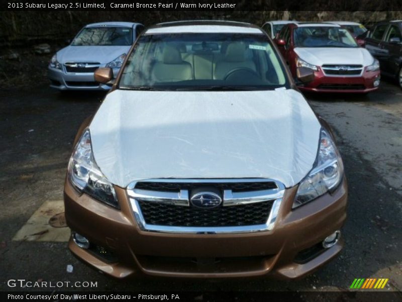 Caramel Bronze Pearl / Warm Ivory Leather 2013 Subaru Legacy 2.5i Limited