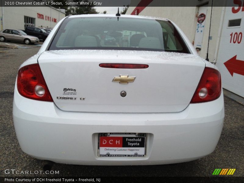 Summit White / Gray 2010 Chevrolet Cobalt LT Sedan