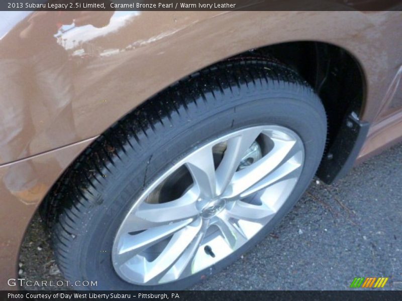 Caramel Bronze Pearl / Warm Ivory Leather 2013 Subaru Legacy 2.5i Limited