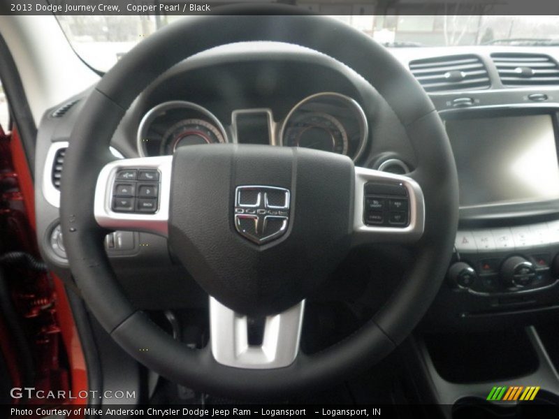 Copper Pearl / Black 2013 Dodge Journey Crew