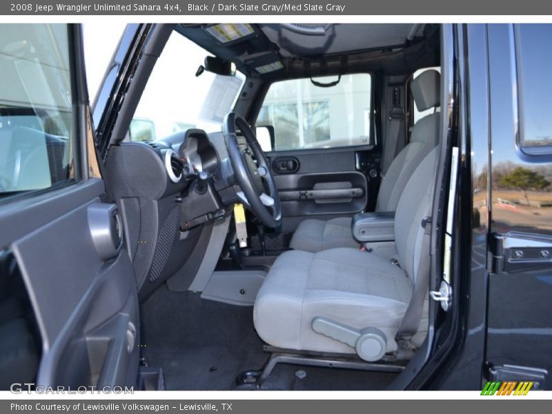 Black / Dark Slate Gray/Med Slate Gray 2008 Jeep Wrangler Unlimited Sahara 4x4