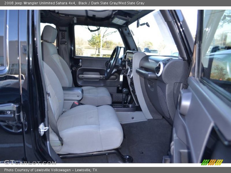 Black / Dark Slate Gray/Med Slate Gray 2008 Jeep Wrangler Unlimited Sahara 4x4
