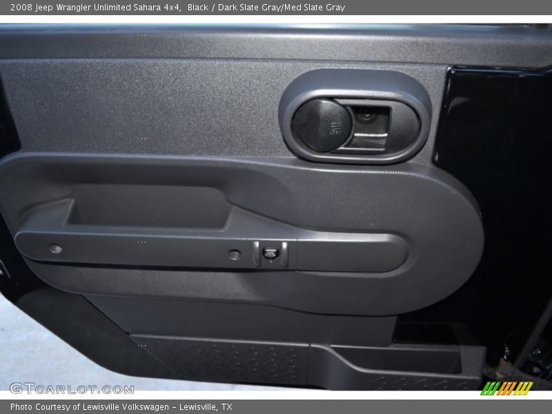 Black / Dark Slate Gray/Med Slate Gray 2008 Jeep Wrangler Unlimited Sahara 4x4