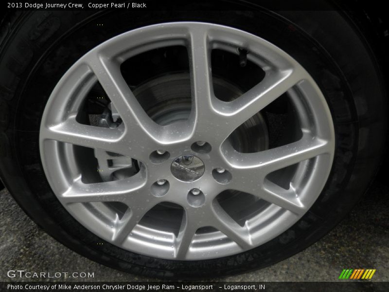 Copper Pearl / Black 2013 Dodge Journey Crew