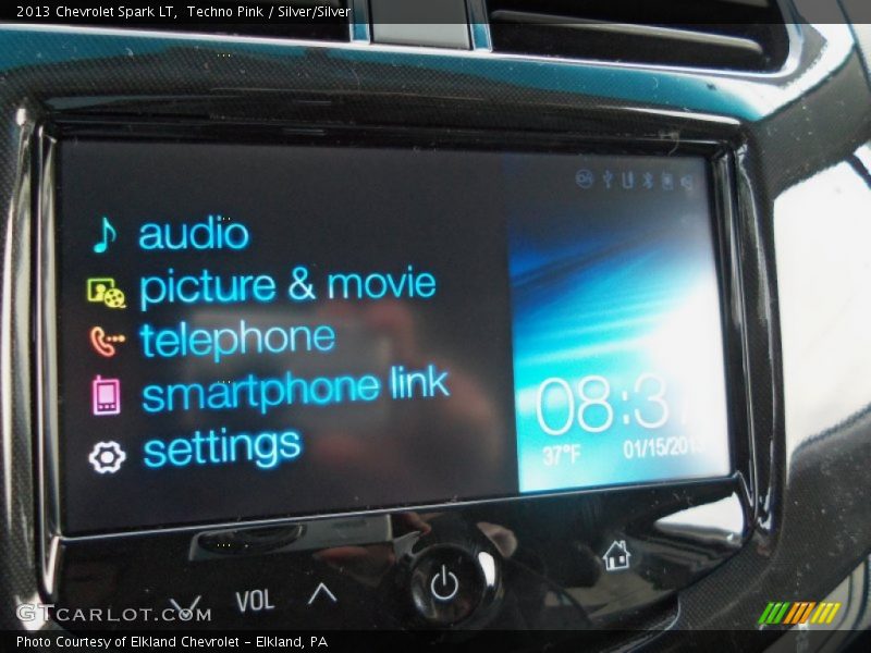 Techno Pink / Silver/Silver 2013 Chevrolet Spark LT
