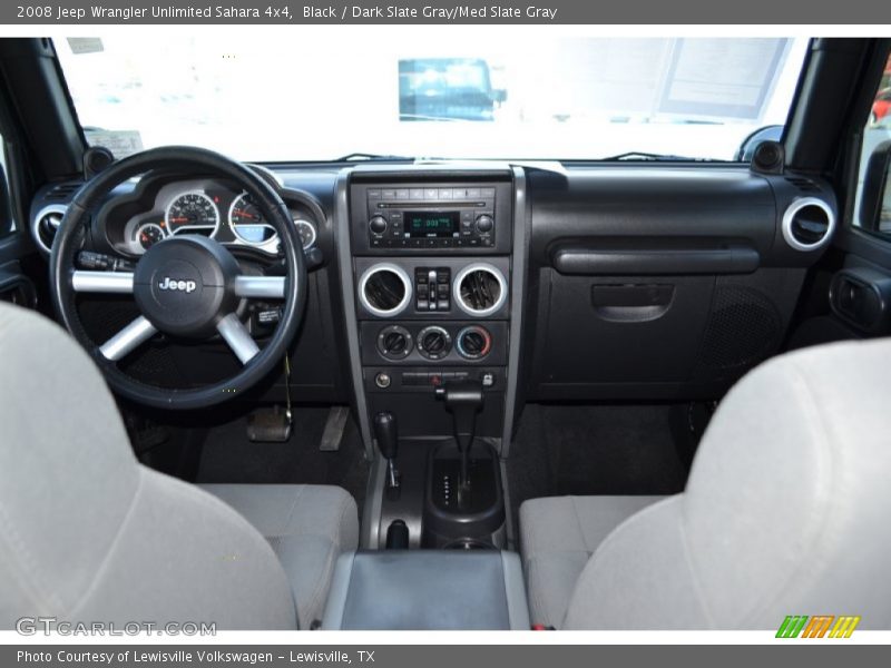 Black / Dark Slate Gray/Med Slate Gray 2008 Jeep Wrangler Unlimited Sahara 4x4