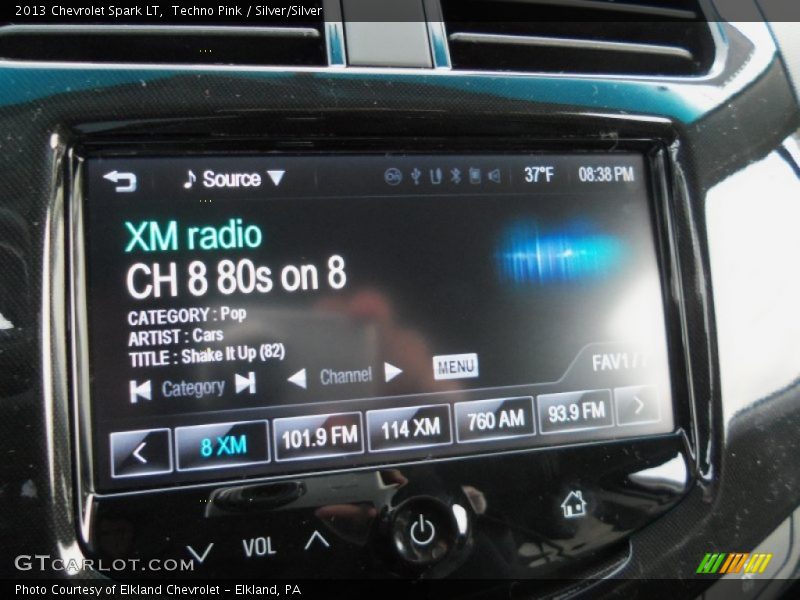 Techno Pink / Silver/Silver 2013 Chevrolet Spark LT