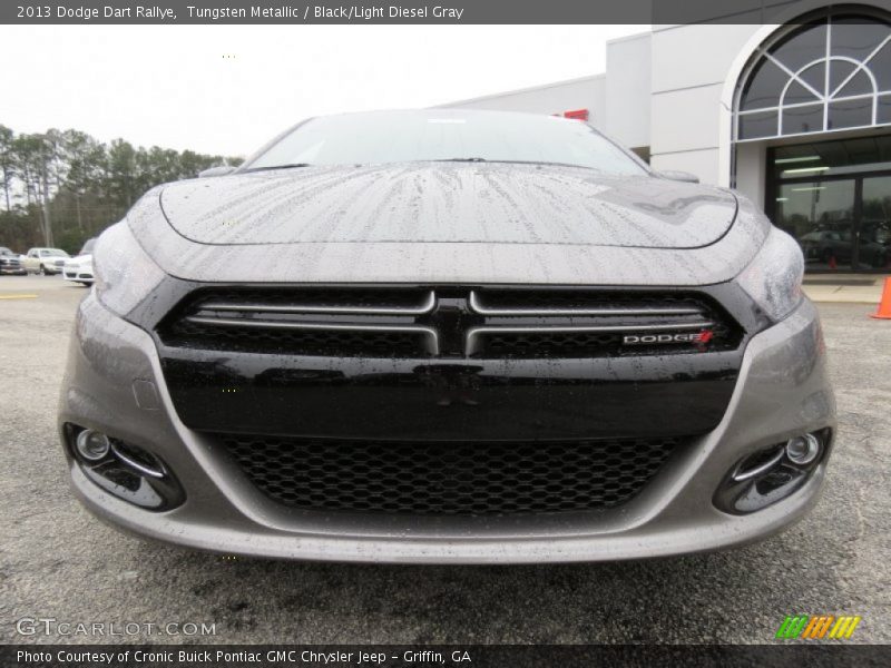 Tungsten Metallic / Black/Light Diesel Gray 2013 Dodge Dart Rallye