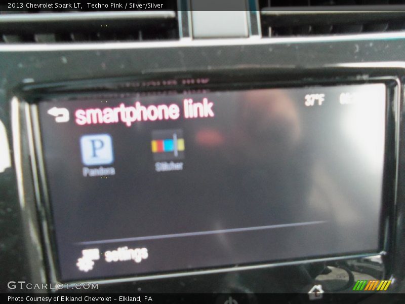 Techno Pink / Silver/Silver 2013 Chevrolet Spark LT
