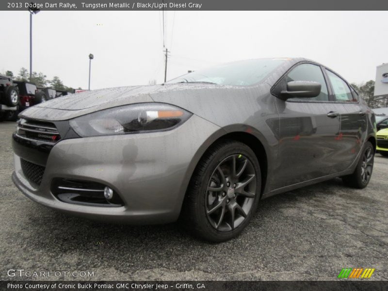 Tungsten Metallic / Black/Light Diesel Gray 2013 Dodge Dart Rallye
