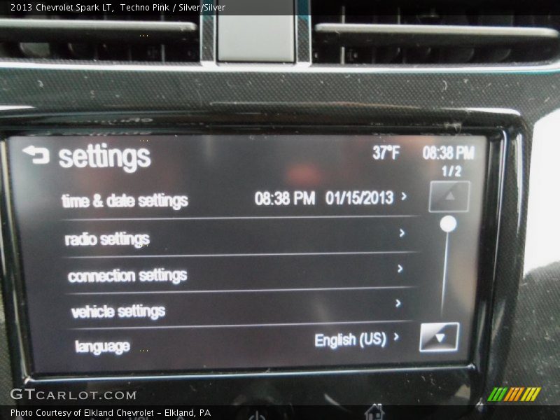 Techno Pink / Silver/Silver 2013 Chevrolet Spark LT