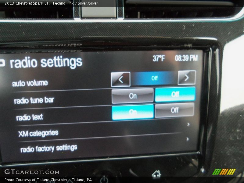 Techno Pink / Silver/Silver 2013 Chevrolet Spark LT