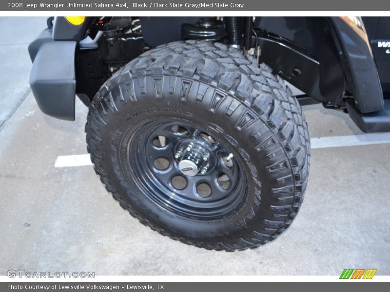 Black / Dark Slate Gray/Med Slate Gray 2008 Jeep Wrangler Unlimited Sahara 4x4