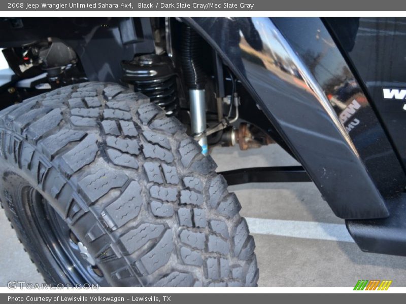Black / Dark Slate Gray/Med Slate Gray 2008 Jeep Wrangler Unlimited Sahara 4x4