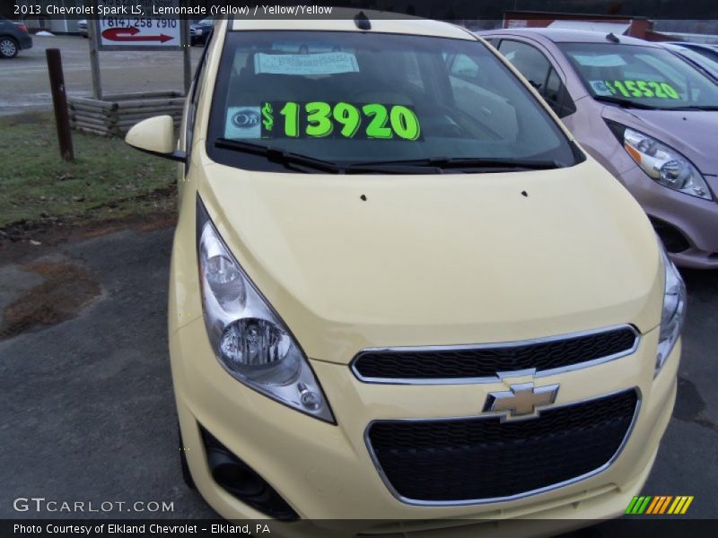 Lemonade (Yellow) / Yellow/Yellow 2013 Chevrolet Spark LS