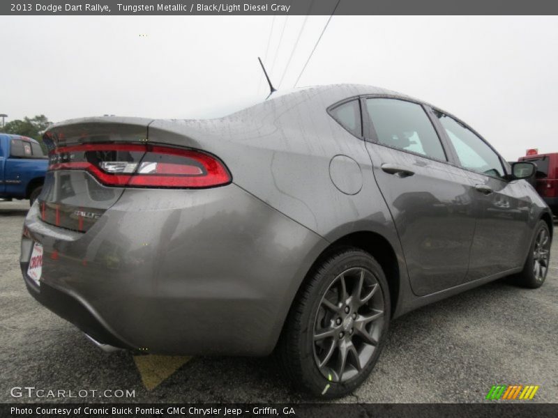 Tungsten Metallic / Black/Light Diesel Gray 2013 Dodge Dart Rallye