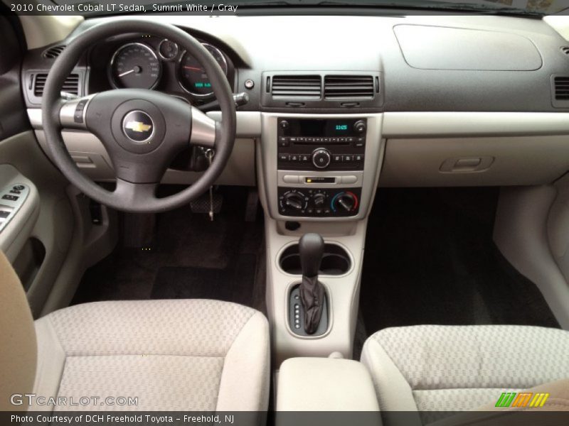 Summit White / Gray 2010 Chevrolet Cobalt LT Sedan