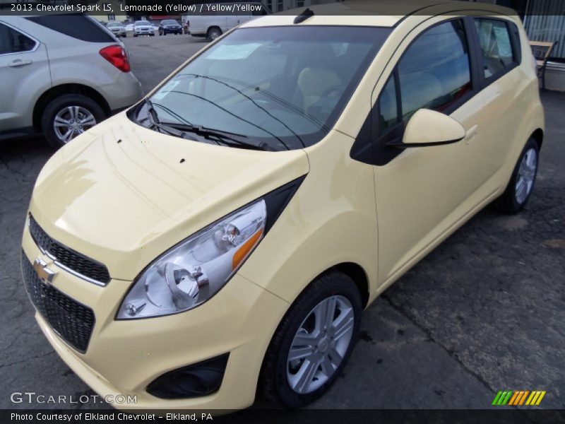 Lemonade (Yellow) / Yellow/Yellow 2013 Chevrolet Spark LS