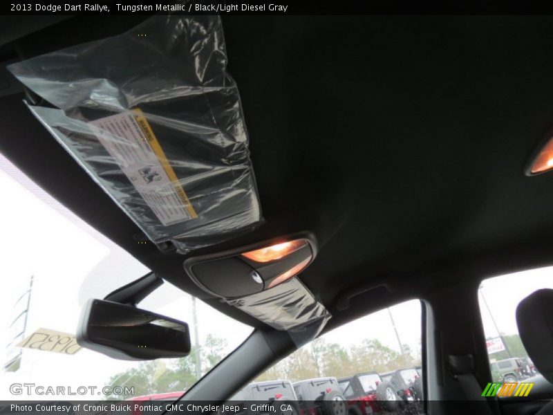 Tungsten Metallic / Black/Light Diesel Gray 2013 Dodge Dart Rallye