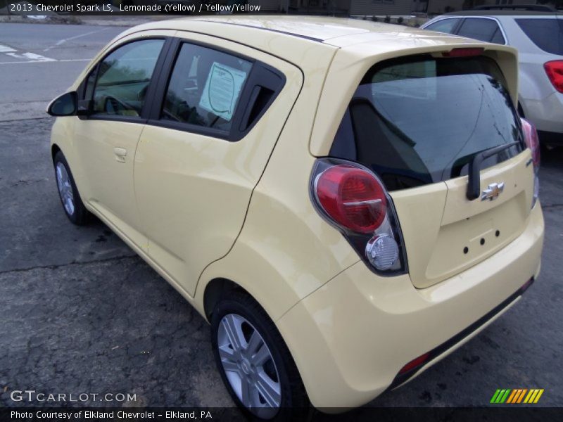 Lemonade (Yellow) / Yellow/Yellow 2013 Chevrolet Spark LS
