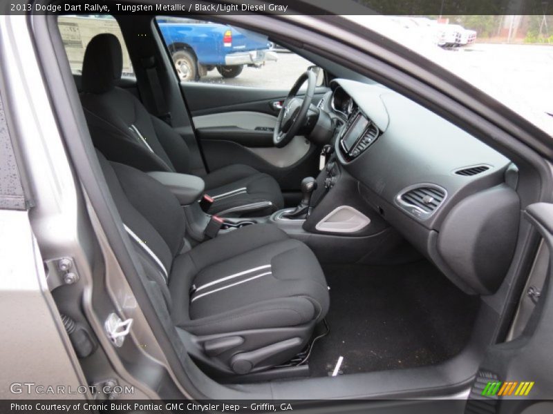 Tungsten Metallic / Black/Light Diesel Gray 2013 Dodge Dart Rallye