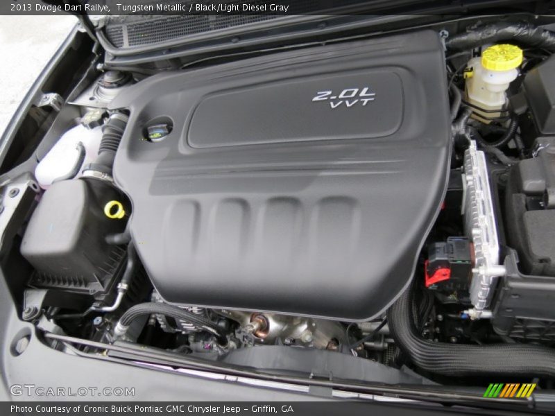 Tungsten Metallic / Black/Light Diesel Gray 2013 Dodge Dart Rallye