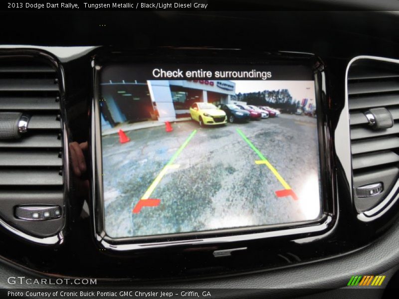 Tungsten Metallic / Black/Light Diesel Gray 2013 Dodge Dart Rallye