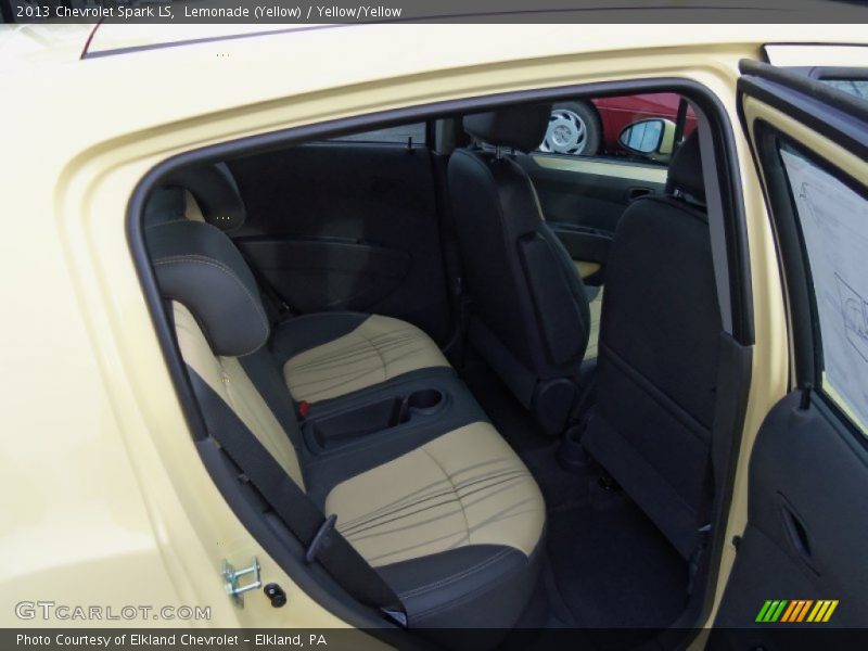 Rear Seat of 2013 Spark LS