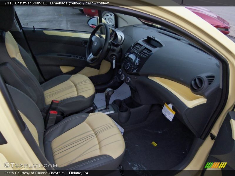  2013 Spark LS Yellow/Yellow Interior