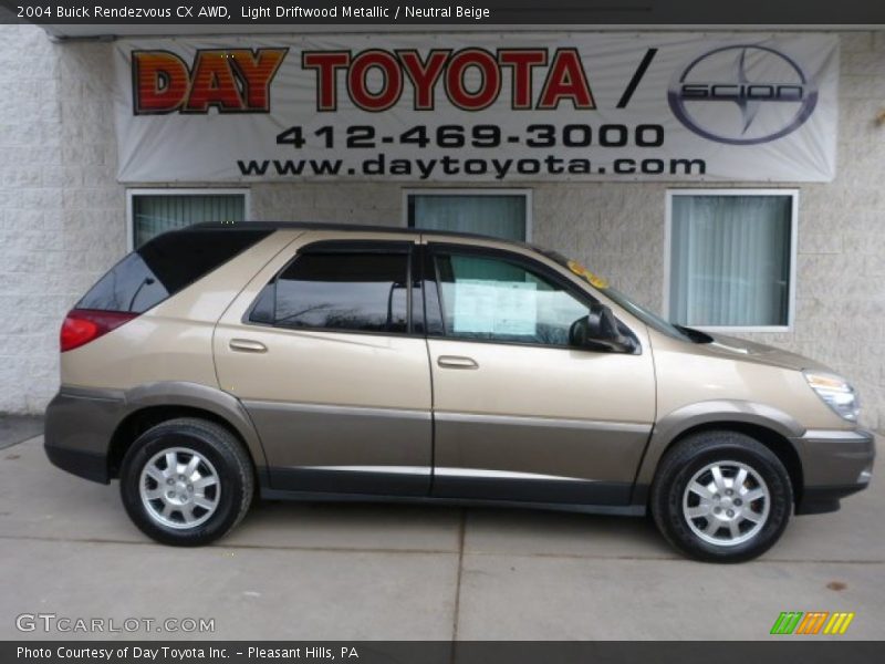 Light Driftwood Metallic / Neutral Beige 2004 Buick Rendezvous CX AWD