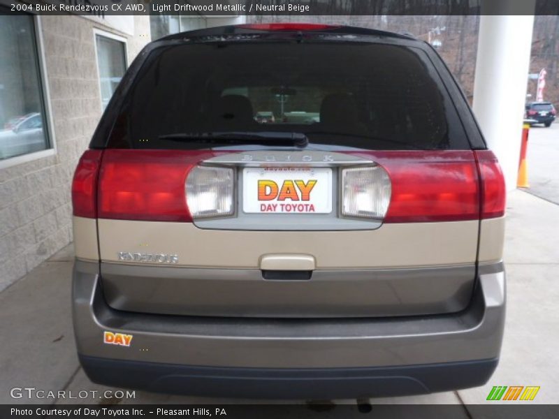 Light Driftwood Metallic / Neutral Beige 2004 Buick Rendezvous CX AWD