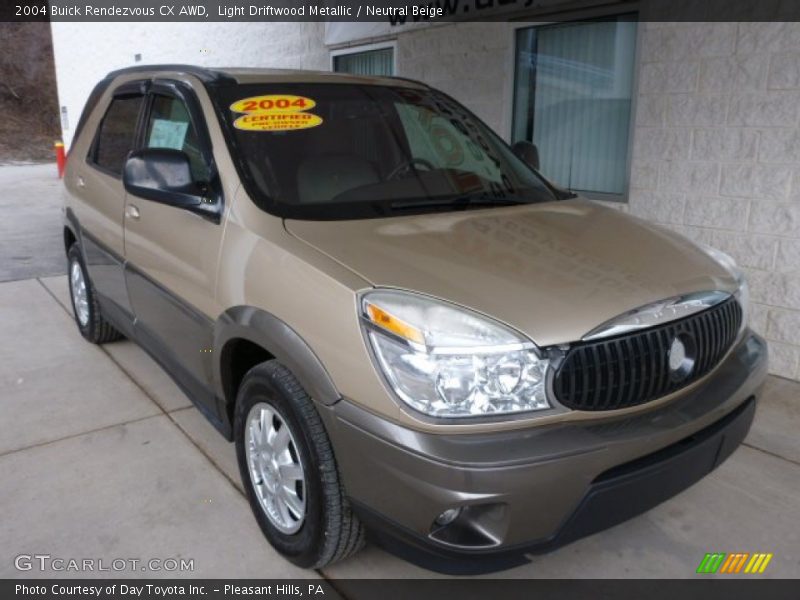 Light Driftwood Metallic / Neutral Beige 2004 Buick Rendezvous CX AWD