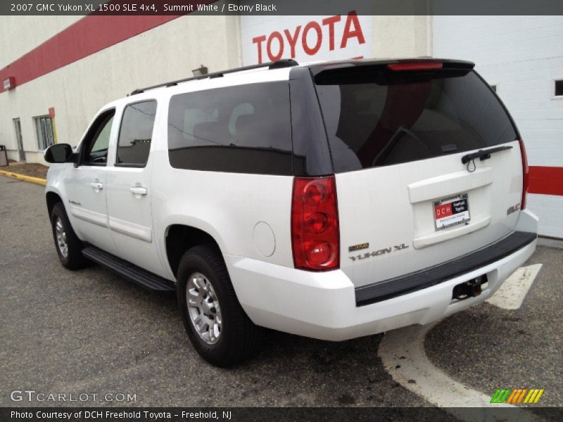 Summit White / Ebony Black 2007 GMC Yukon XL 1500 SLE 4x4