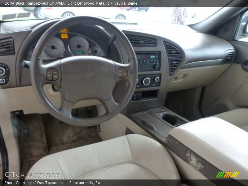 Light Driftwood Metallic / Neutral Beige 2004 Buick Rendezvous CX AWD