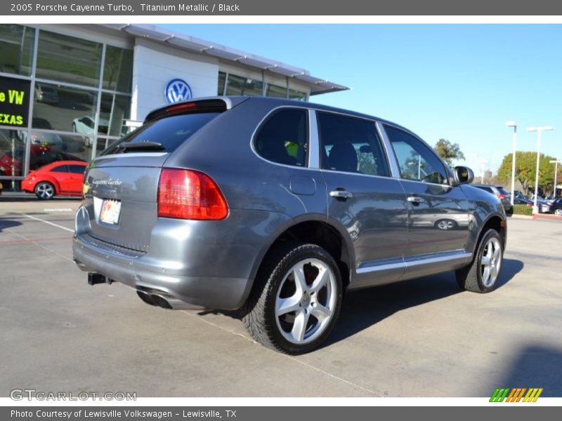 Titanium Metallic / Black 2005 Porsche Cayenne Turbo