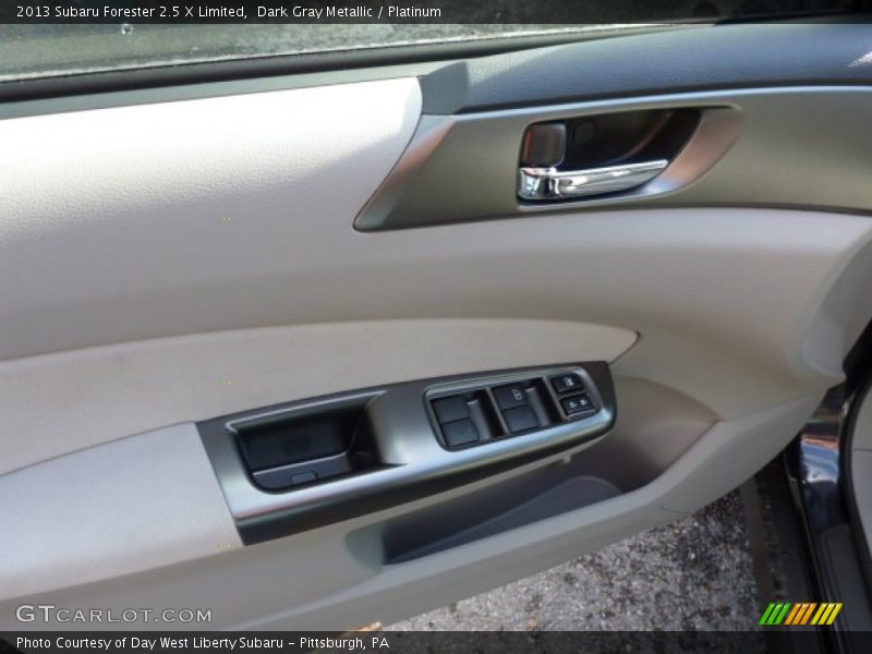 Dark Gray Metallic / Platinum 2013 Subaru Forester 2.5 X Limited