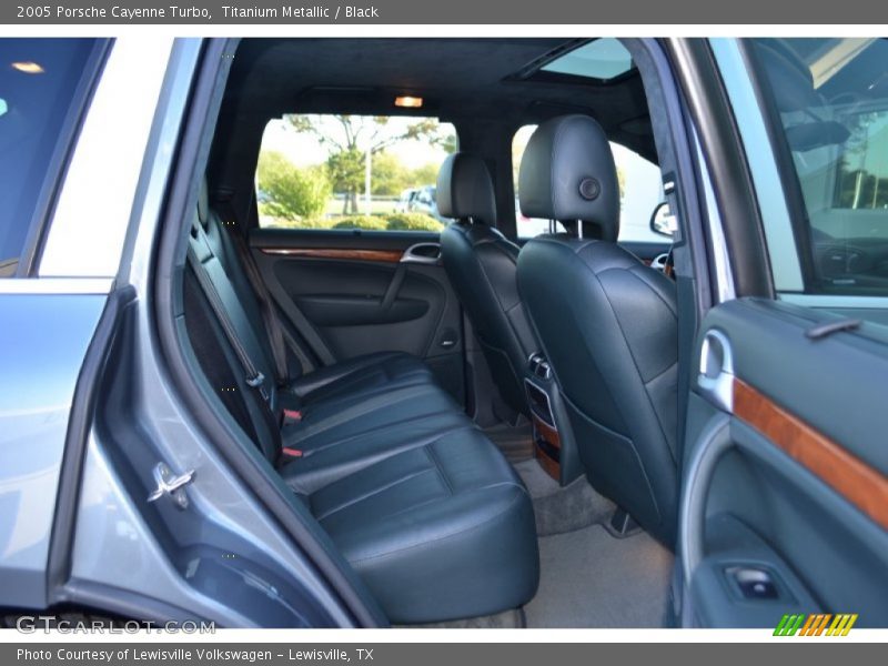 Titanium Metallic / Black 2005 Porsche Cayenne Turbo