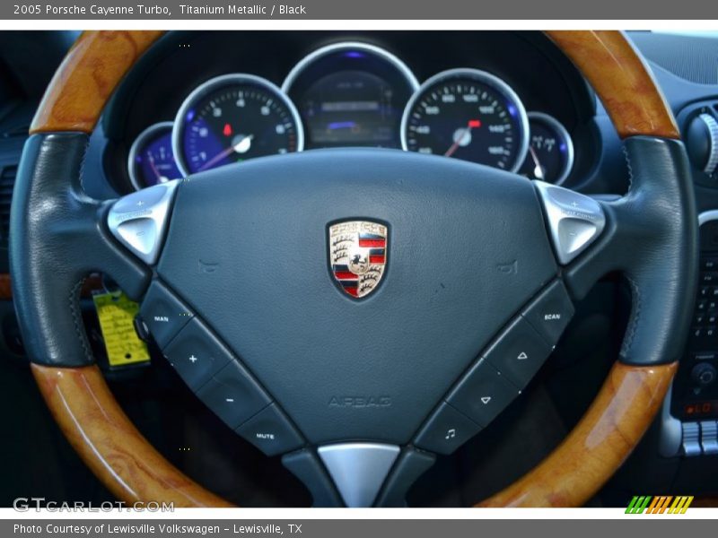 Titanium Metallic / Black 2005 Porsche Cayenne Turbo