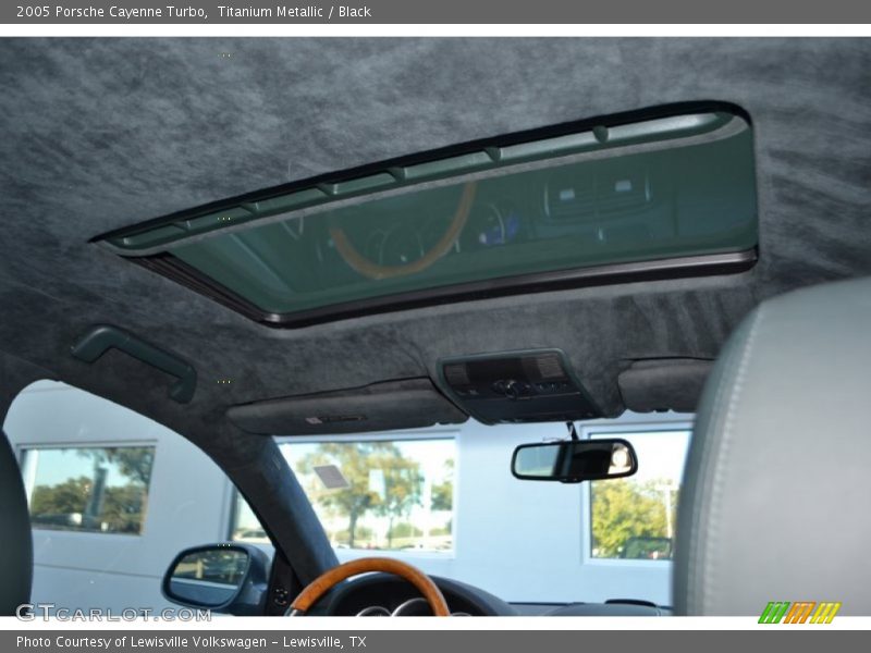 Titanium Metallic / Black 2005 Porsche Cayenne Turbo